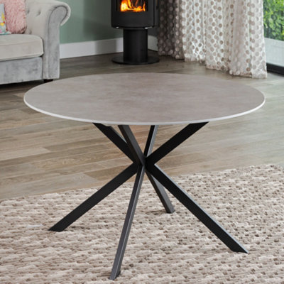 Viterbo 120cm Diameter Round Dining Table | DIY at B&Q