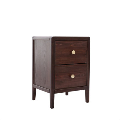 2枚セットThe ROOM10th AnniversaryOlive/Brown Elm Home And Garden Solid Dark Brown Wood Tv Video Unit 4