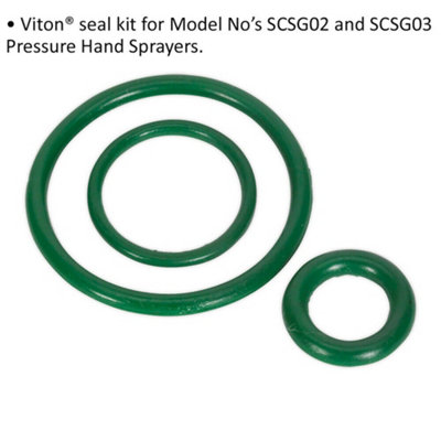 Viton Seal Kit - Suitable For ys08176 & ys08177 Pressure Hand Sprayers