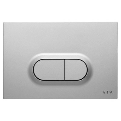 VitrA 1.12m Wall Hung Concealed Cistern WC Frame with Vitra Loop O in Chrome