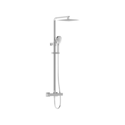 VitrA Aquaheat Bliss Chrome Square Complete Shower Set