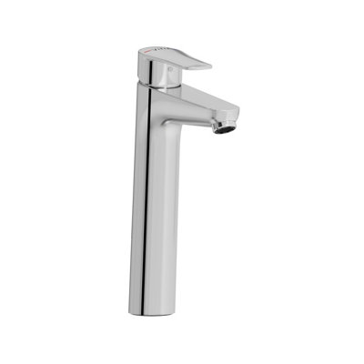 VitrA Flow Line Chrome Tall Basin Mixer for Bowls