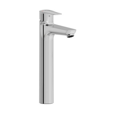 VitrA Flow Line Chrome Tall Basin Mixer for Bowls
