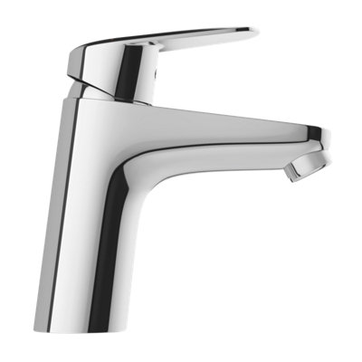 VitrA Flow Round Chrome Basin Mixer
