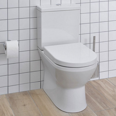 Vitra Integra close coupled rimless fully back to wall pan cistern and