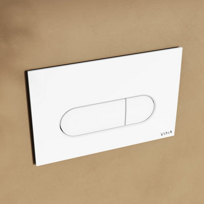 VitrA Loop White Round Flush Plate - 3