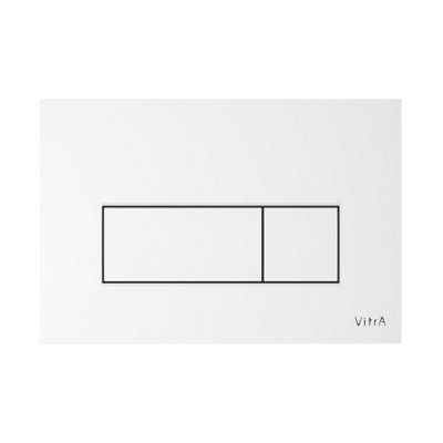 VitrA Loop White Square Flush Plate