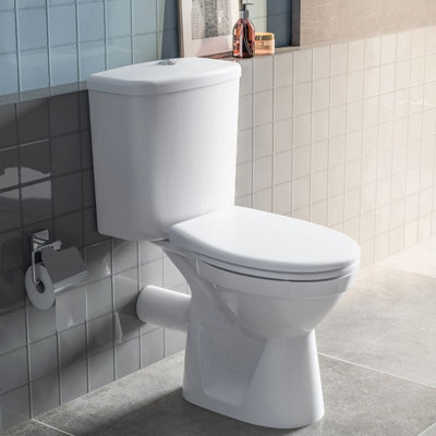 Vitra Milton close coupled pan cistern and seat pack