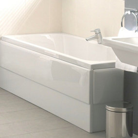 VitrA Optima 1600X700 Standard Bath no tap hole - White