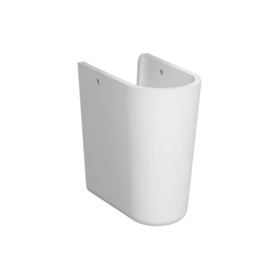 VitrA S20 Ceramic White Half Pedestal