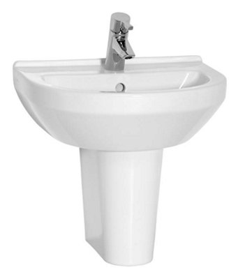 VitrA S50 wall-mounted basin 55cm