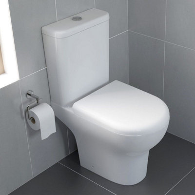 Vitra Zentrum open back close coupled pan cistern and soft close seat