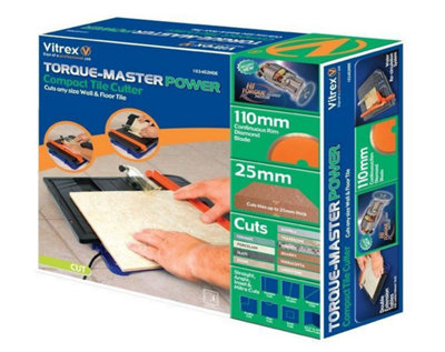 Vitrex 450w TorqueMaster Electric Wet Tile Saw Geared motor for max ...