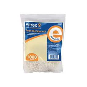 Vitrex - Essential Tile Spacers 2mm (Pack 1000)