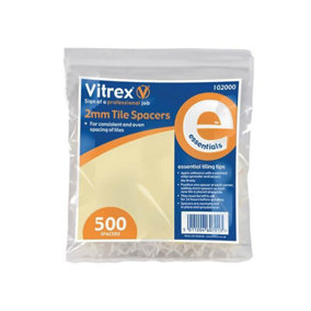 Vitrex - Essential Tile Spacers 2mm (Pack 500)