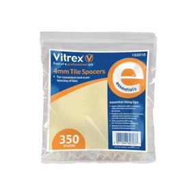 Vitrex - Essential Tile Spacers 4mm (Pack 350)