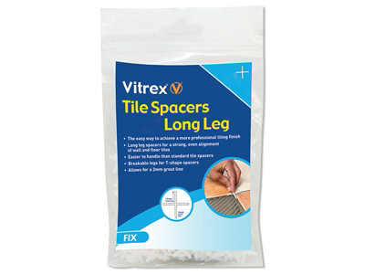 Vitrex LLS21500 Long Leg Spacer 2mm (Pack 1500) VITLLS21500