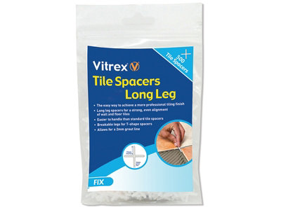 Vitrex LLS3500 Long Leg Spacer 3mm (Pack 500) VITLLS3500