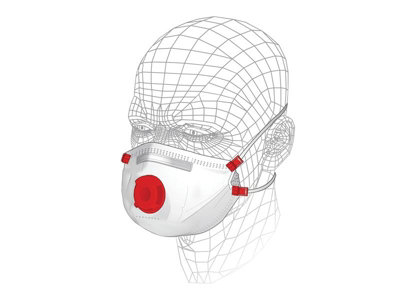 Vitrex S40310 Premium Valved Multipurpose Respirator P3 Single VITS40310