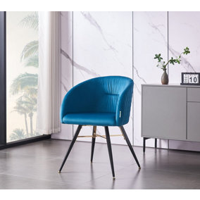 Vittorio LUX Dining Chair Single, Blue