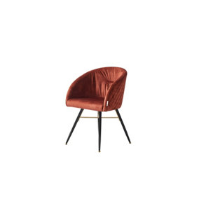 Vittorio LUX Dining Chair Single, Red