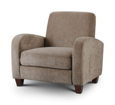 Viva Chair In Mink Chenille Fabric