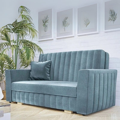 Viva Glam III 3 Seater Sofa Bed with Hidden Storage Sinuous Springs ...