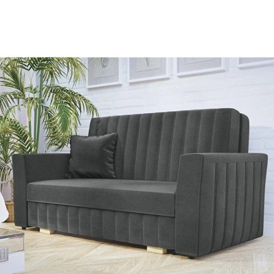 Viva Glam III 3 Seater Sofa Bed with Hidden Storage Sinuous Springs ...