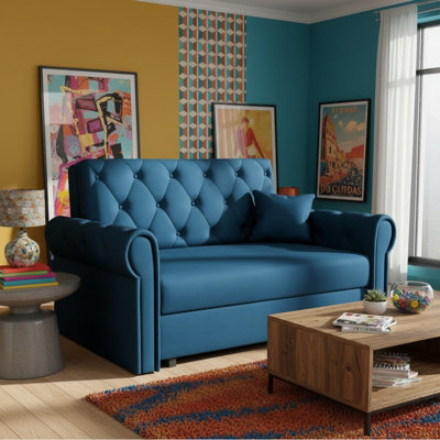 VIVA ROMA II Sofa Bed with Sleep Function and Bedding Storage ...
