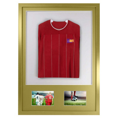 DIY taps toelopende volwassen 3D gemonteerd sportshirt display frame