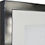 Vivarti DIY Sports Shirt Display 3D + Double Aperture Gloss Black Frame 59.4 x 84cm White Mount, White Backing Card