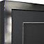 Vivarti DIY Sports Shirt Display 3D + Double Aperture Gloss Black Frame 61 x 91.5cm Black Mount, Black Backing Card