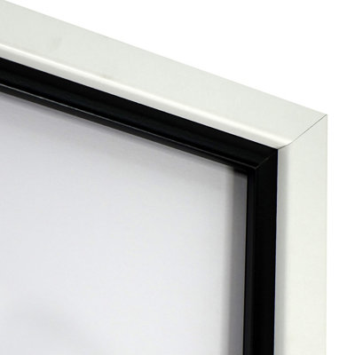Vivarti DIY Sports Shirt Display Standard White Frame 60 x 80cm Black Inner Frame, White Backing Card