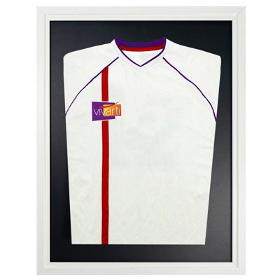 Vivarti DIY sportshirt voor volwassenen displayframe 60x80cm - zwart