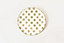 Vivense Ceramic Dessert Plates Set of 4 21 cm Verde Dots