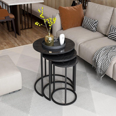 Vivense - Gloria Set of 3 Nesting Table