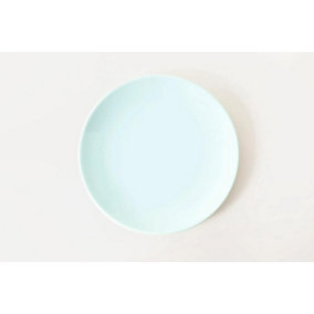 Vivense Pure Ceramic Plates Set of 4, Mint, 10 inches (26 cm)