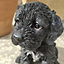 Vivid Arts Black Cockapoo Puppy Pet Pals Garden Ornament