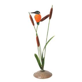 Vivid Arts Kingfisher / Bulrushes - Size D