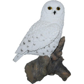 Vivid Arts Large Snowy Owl Garden Ornament