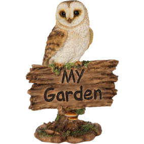 Vivid Arts My Garden Sign Barn Owl - Size F