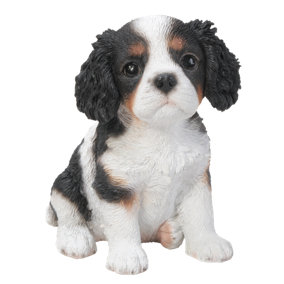 Vivid Arts Pet Pals Black/White King Charles Puppy (Size F)