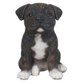 Vivid Arts Pet Pals Brindle Staffordshire Puppy (Size F)