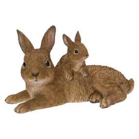 Vivid Arts Real Life Mother & Baby Rabbit - Size B