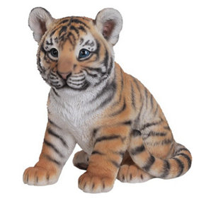 Vivid Arts Real Life Sitting Tiger Cub Size D