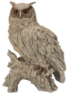 Vivid Arts Wood Life Eagel Owl - Size A