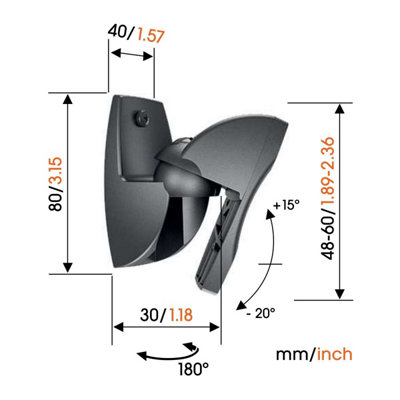 VLB 500 Speaker Wall Mount (2x - 6