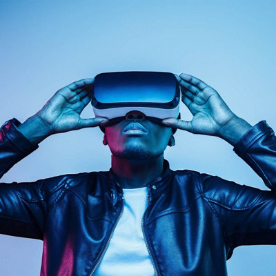 Vodiac Virtual Reality Headset In White DIY at B&Q