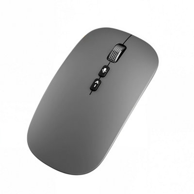 Voice controlled typing multilingual translation wireless Bluetooth mouse-Black