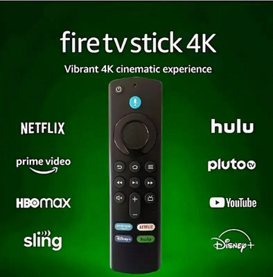 Voice Remote Compatible with Fire TV Streaming Media Devices